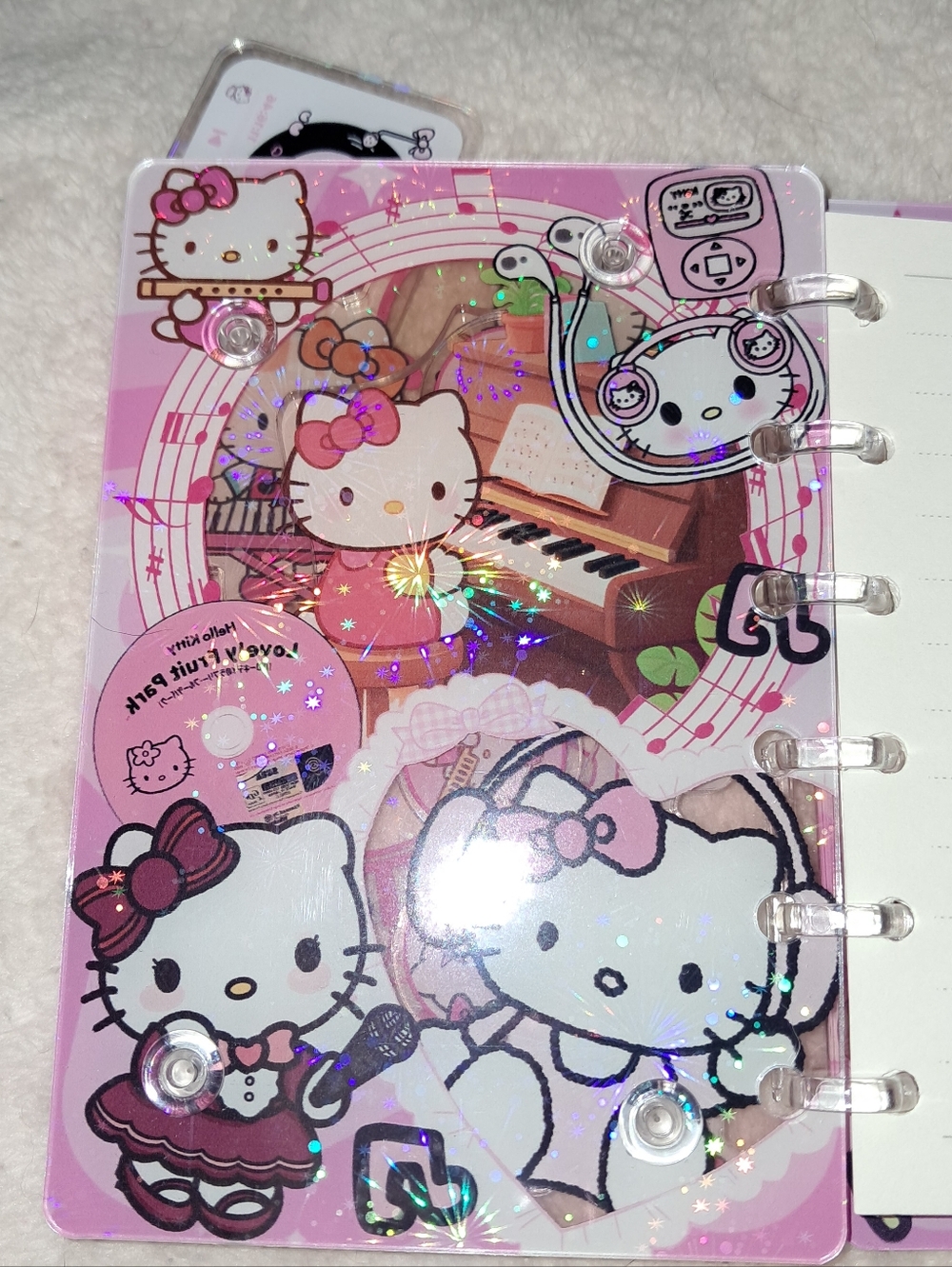 New! Hello Kitty A7 Shaker Notebook - Picture 3 of 5